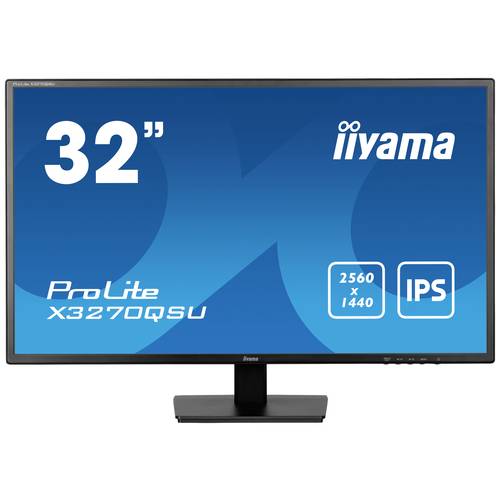 Iiyama ProLite X3270QSU-B1 LED-Monitor EEK E (A - G) 80 cm (31.5 Zoll) 2560 x 1440 Pixel 16:9 3 ms HDMI®, DisplayPort, K...