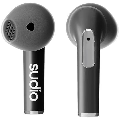 Sudio N2 In Ear Headset Bluetooth® Stereo Schwarz Headset, Ladecase, Touch-Steuerung