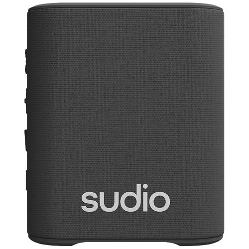 Sudio S2 Bluetooth® Lautsprecher spritzwassergeschützt, tragbar Schwarz