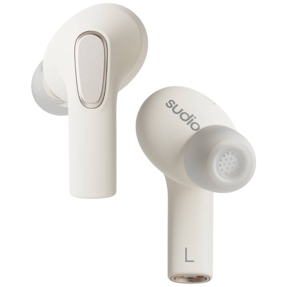 Sudio E3 In Ear headset Bluetooth Stereo Wit Noise Cancelling Headset, Oplaadbox, Touchbesturing