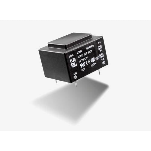 Thumbnail - Hahn BV EI 304 8024 Printtransformator 1 x 230 V 1 x 7.5 V/AC 2.1 VA 0.28 A