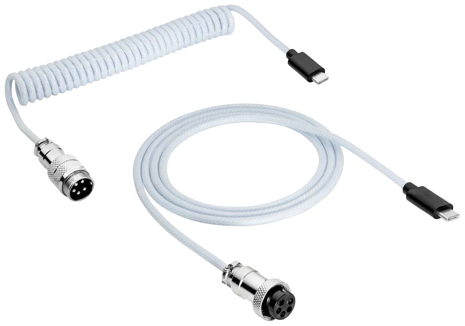 Akyga USB-Kabel USB 2.0 USB-C® Stecker 3.00 m Weiß AK-USB-49