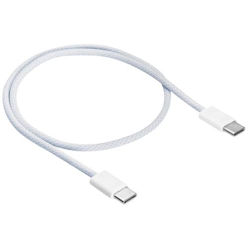 Akyga USB-Kabel USB 2.0 USB-C® Stecker 0.50 m Weiß AK-USB-50