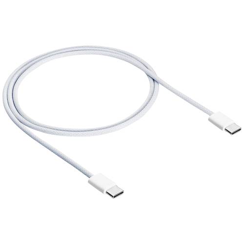 Akyga USB-Kabel USB 2.0 USB-C® Stecker 1.00 m Weiß AK-USB-51