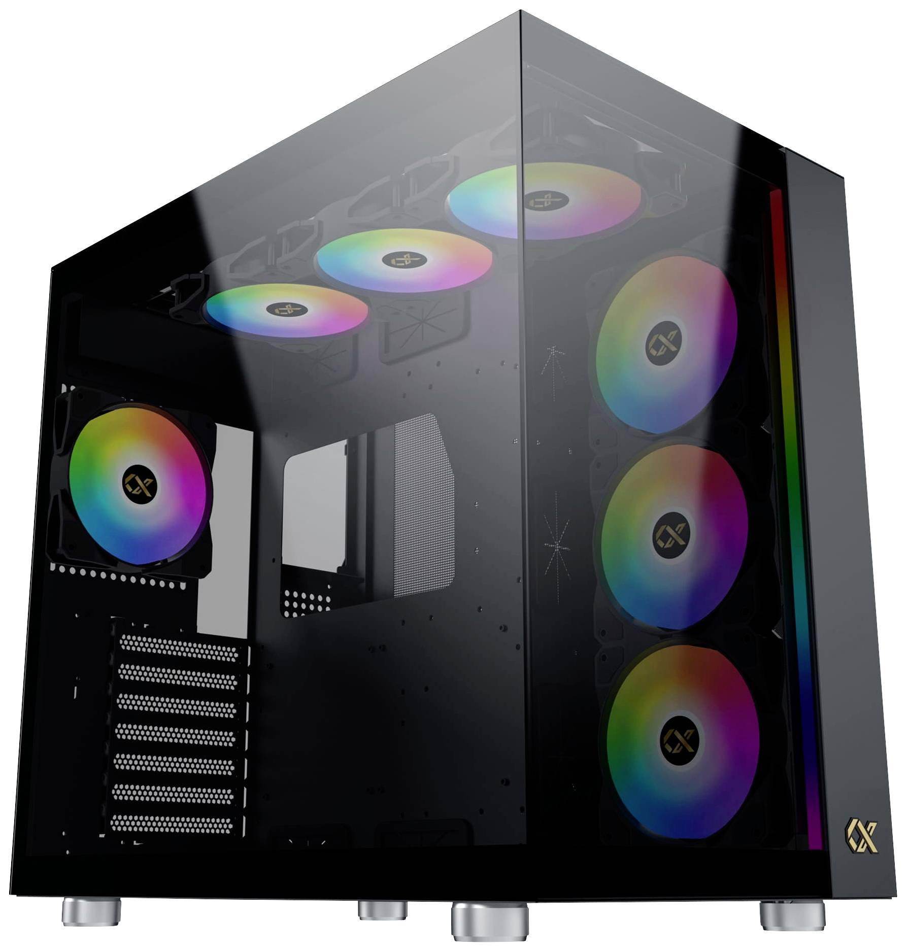 Xigmatek AQUA Ultra Midi-Tower PC-Gehäuse Schwarz