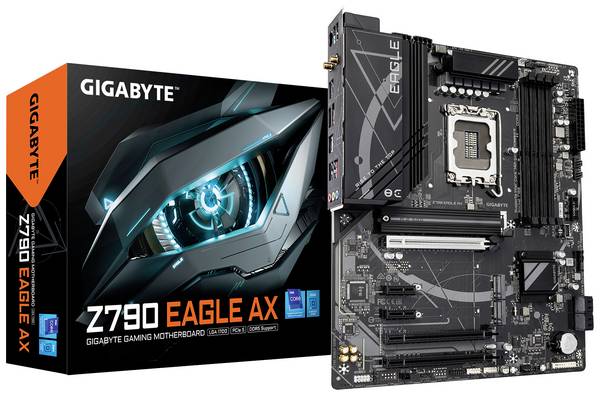 Gigabyte GA-Z790 EAGLE AX Mainboard Sockel (PC) Intel® LGA 1700 Formfaktor (Details) ATX Mainboard-Chipsatz Intel® Z790 Express