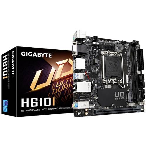 Thumbnail - Gigabyte GA-H610I Mainboard Sockel (PC) Intel® LGA 1700 Formfaktor (Details) Mini-ITX Mainboard-Chipsatz Intel® H610 Exp...