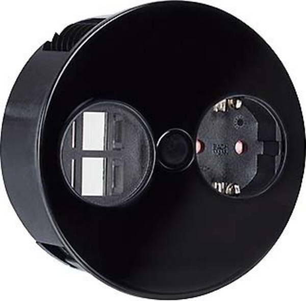 Bachmann 931133 Steckdosenleiste  Schwarz GST18i Anschlussbuchse 1 St.