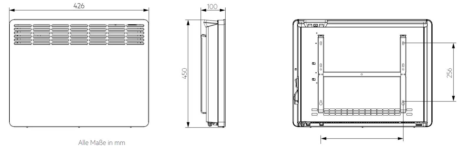 AEG 236533 WKL 1005 Konvektor 1000 W Weiß-4