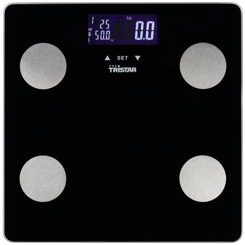 Tristar WG-2442 Körperanalysewaage digital Wägebereich (max.)=150 kg Schwarz