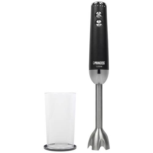 Princess 01.221229.01.001 Stabmixer 1200 W Schwarz, Edelstahl