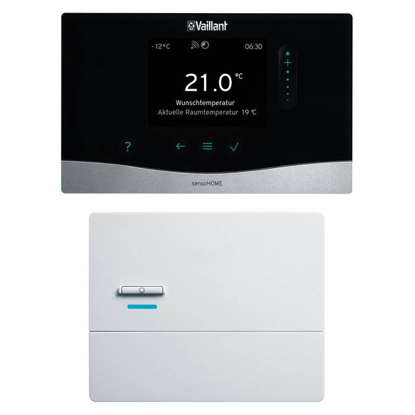 Vaillant Funk-Raumtemperaturregler sensoHome für VRT 380f/2, eBUS-Schnittstelle, 0010045487
