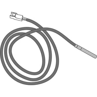 Illustration eines Sensors mit Kabel. Der Sensor ist zylindrisch, das Kabel endet in einem Anschlussstecker.