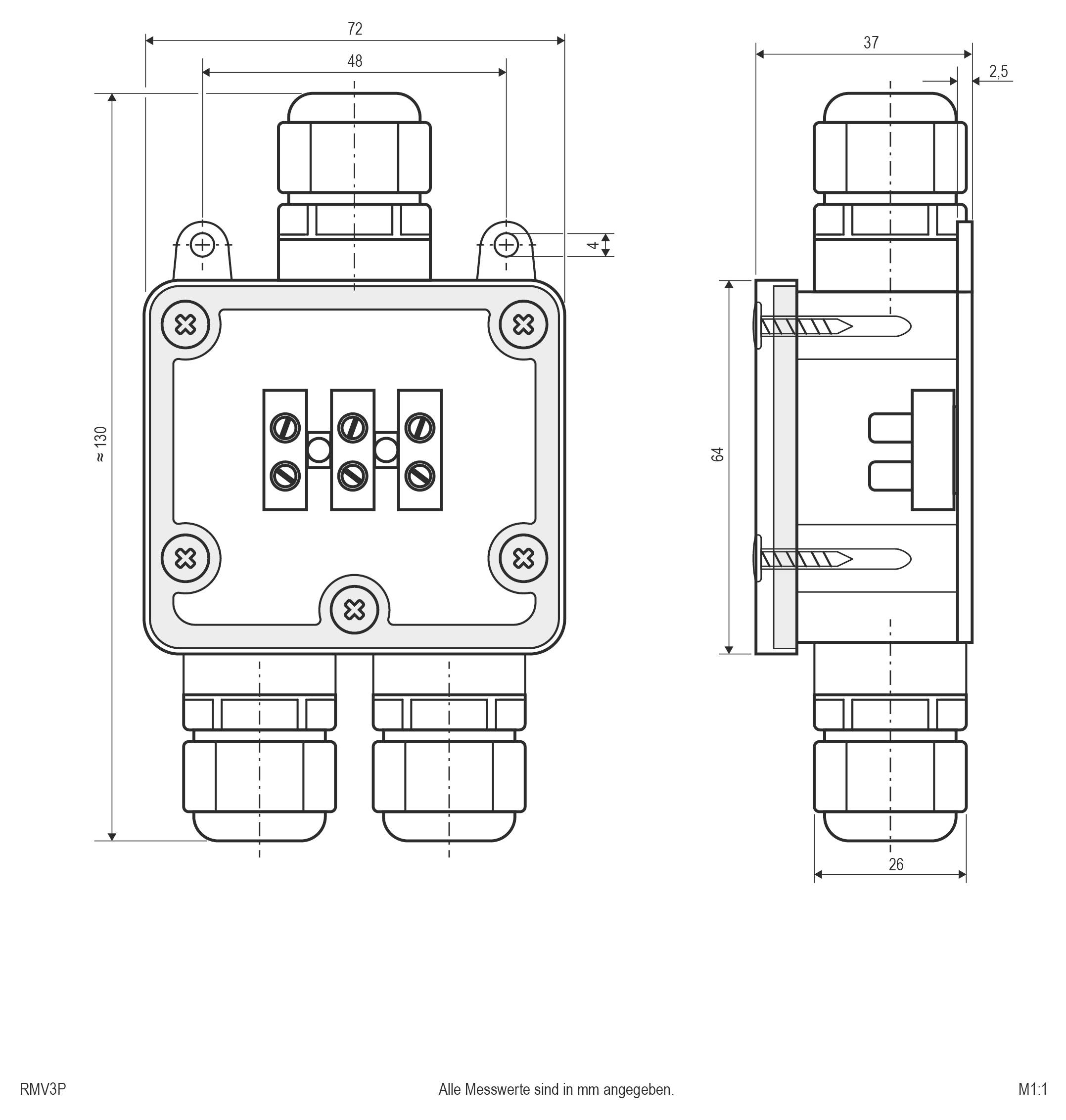 EVN RMV3P Anschlussbox RMV3P 1 St.-2
