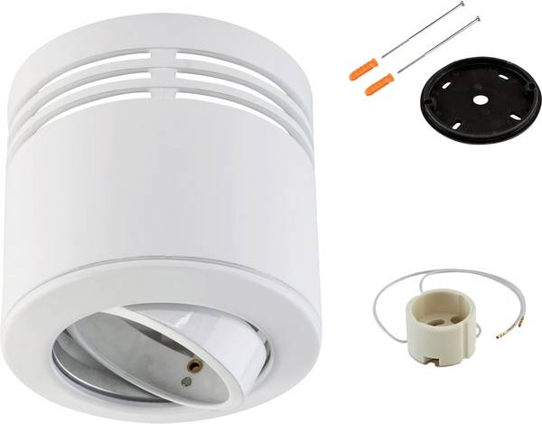 EVN 753801 753801 Einbauring   Halogen GU10 50 W Weiß