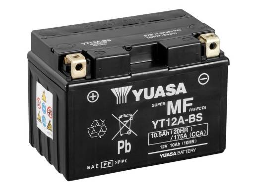 Yuasa YT12A Motorradbatterie 12 V 10 Ah