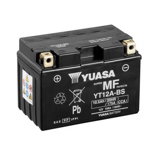 Thumbnail - Yuasa YT12A Motorradbatterie 12 V 10 Ah