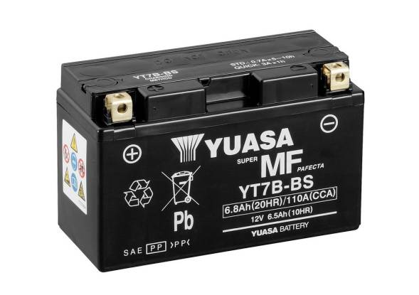 Yuasa YT7B 12V 6,5Ah 110A Motorradbatterie 12 V 6.5 Ah
