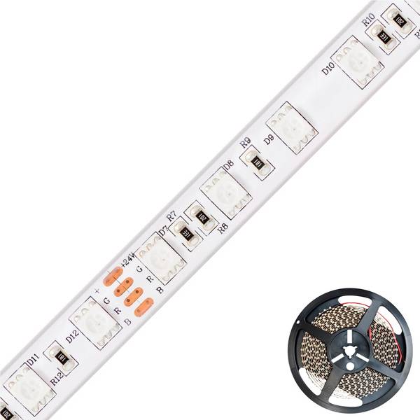 EVN LSTRSB6724305099 LSTRSB6724305099 LED-Streifen  mit Lötanschluss 24 V 5000 mm RGB  1 St.