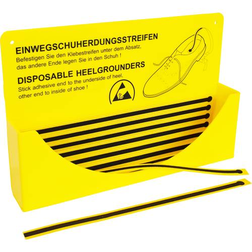 Thumbnail - BJZ Wandhalterung für Einwegschuherdungsstreifen 1 St. Gelb/Schwarz A-3829