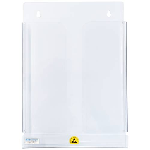 BJZ A-32148 ESD-Prospekthalter Transparent DIN A4 1 St. (B x H x T) 220 x 310 x 40 mm