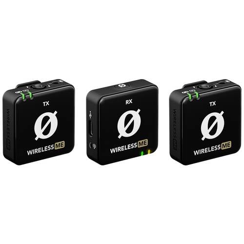 RODE Microphones Wireless ME Dual Ansteck Mikrofon-Set Übertragungsart (Details):Funk inkl. Kabel, inkl. Windschutz, ink...