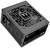 Ein schwarzes Thermaltake Toughpower SFX 850W Netzteil mit Lüftungsgitter und Ein/Aus-Schalter, geeignet für Computergehäuse.