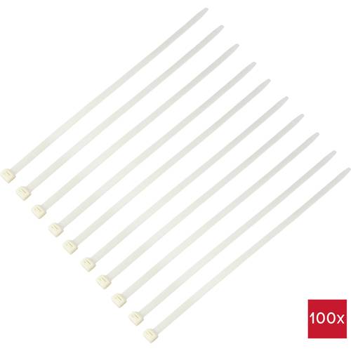 TRU COMPONENTS TC-12626016 Kabelbinder 550 mm 12.7 mm Naturweiß HVAC 100 St.