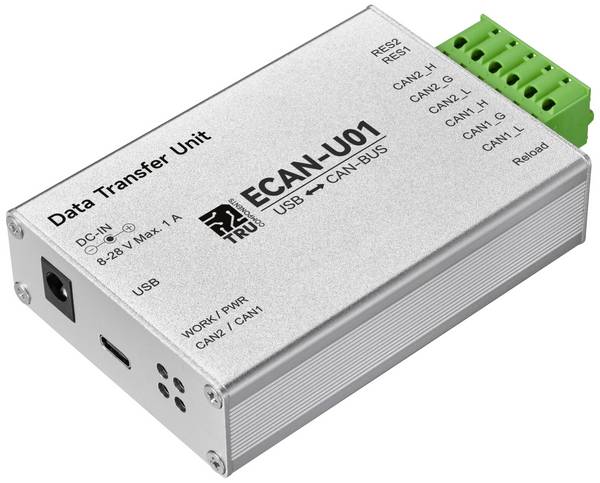 TRU COMPONENTS TC-12626060 TC-ECAN-U01 CAN Umsetzer USB, CAN Bus    5 V/DC 1 St.