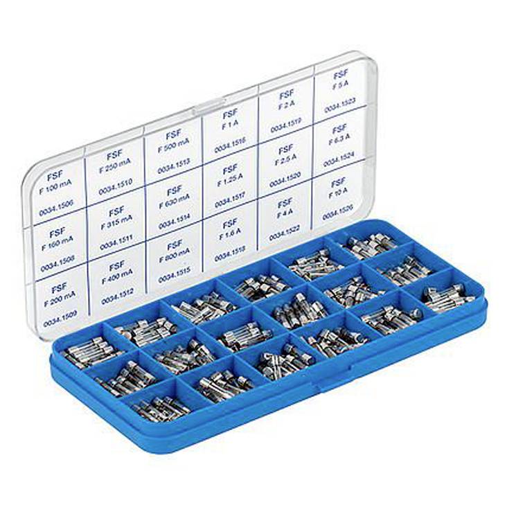 Schurter 0034.9857 0034.9857 Finsikring 250 V/AC Træg -T- Indhold 1 stk