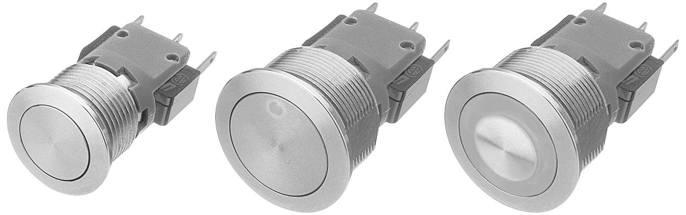 Schurter 1241.6624.1121000 1241.6624.1121000 Drukschakelaar 250 V/AC 3 A Rood IP67 1 stuk(s) afbeelding