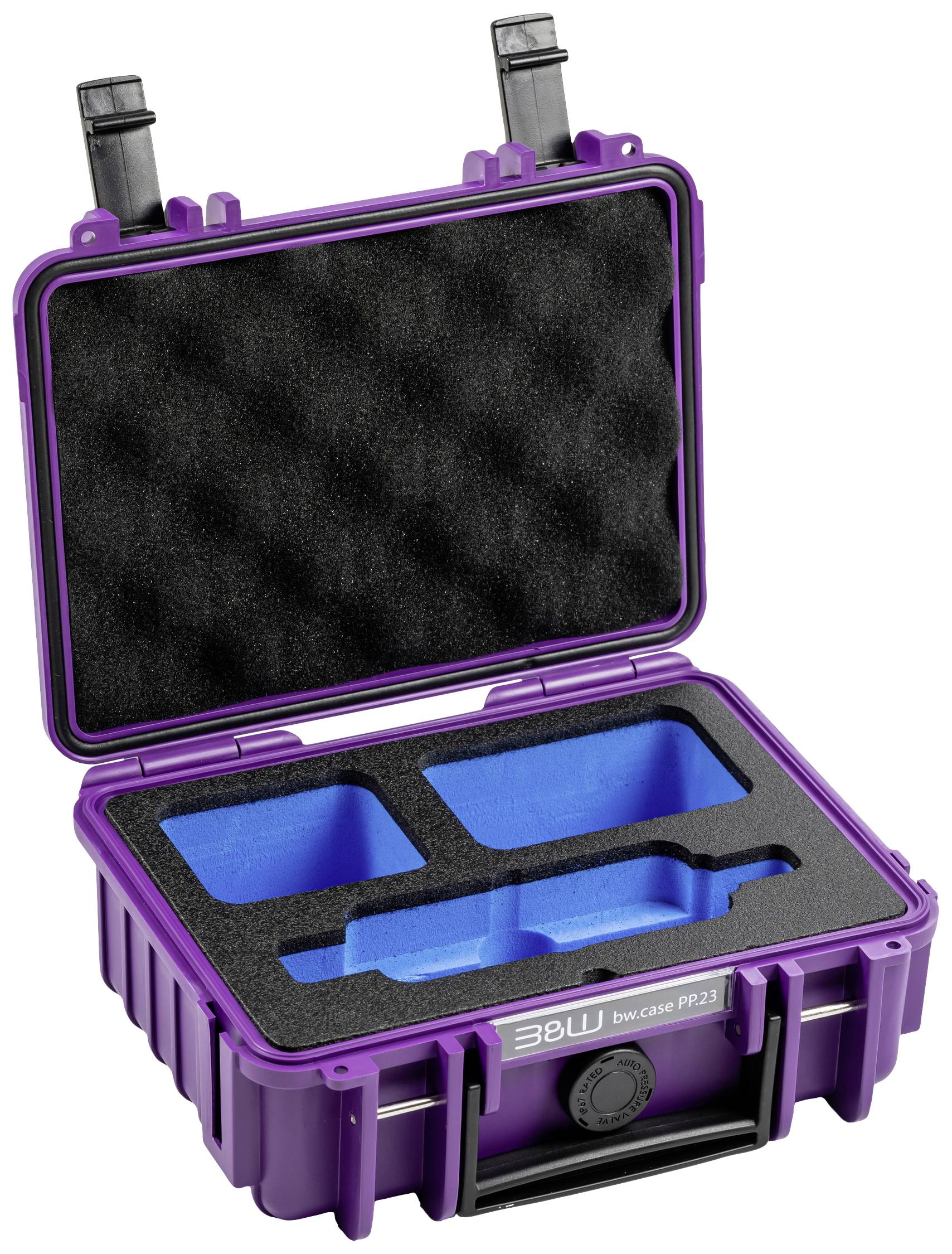 B&W action.case PP.23 purple  für Insta360 X3