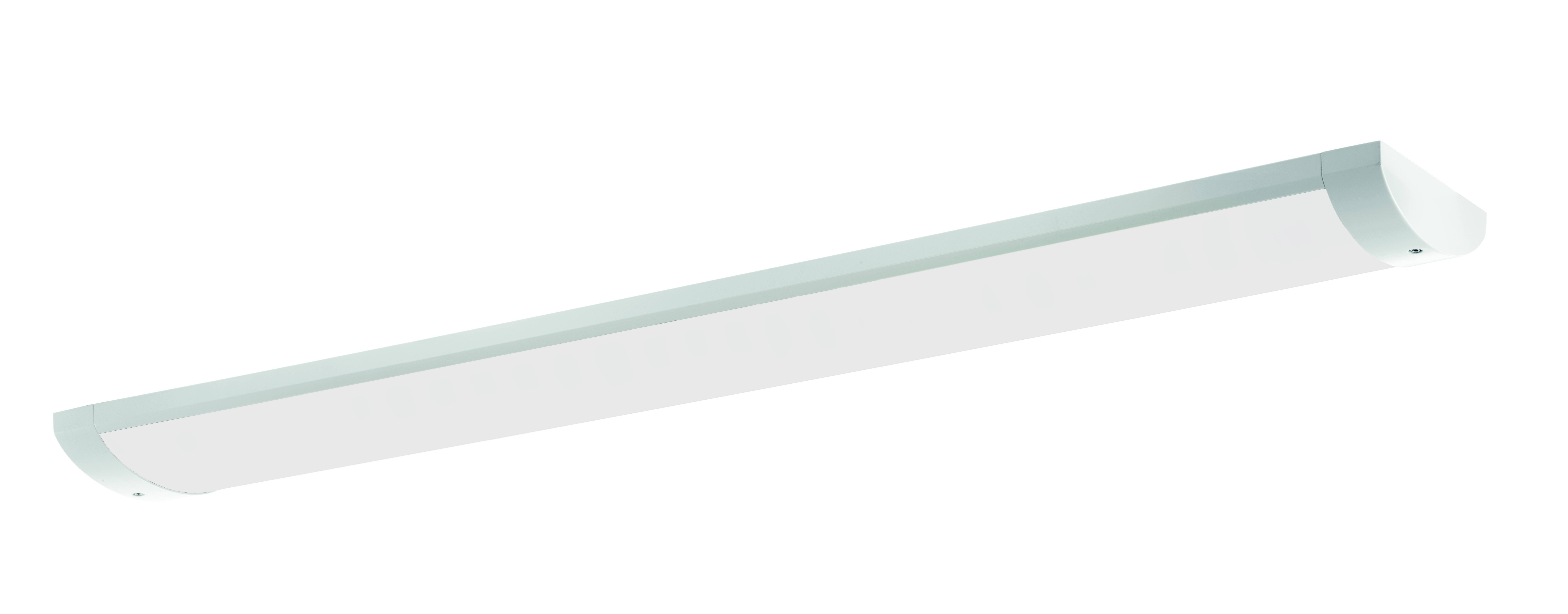 LED-Deckenleuchte in rechteckiger Form, weiß, geeignet für moderne Innenräume.