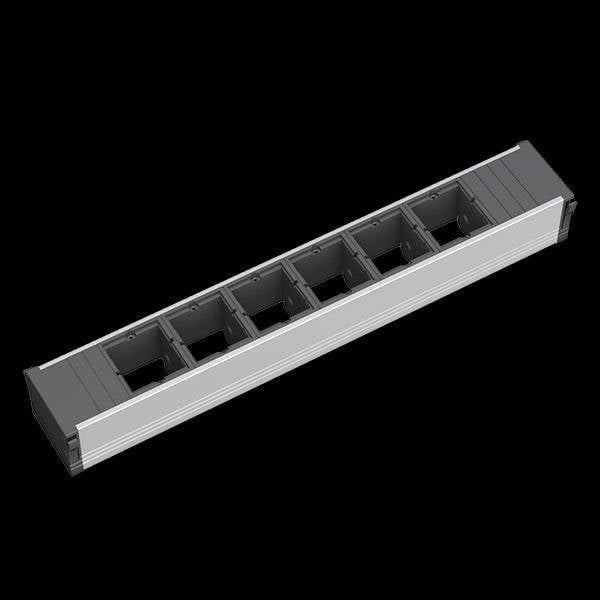 Bachmann 912001 Steckdosenleiste Aluminium ohne Stecker 1 St.