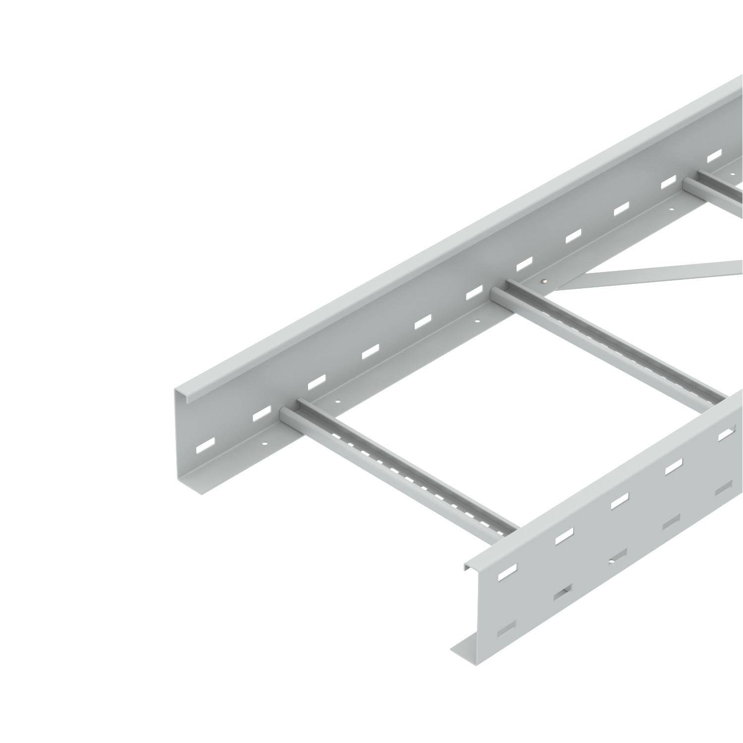 OBO Bettermann 6479814 Kabelleiter (L x B x H) 3 m x 400.00 mm x 110.00 mm 6 m Grau