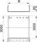 Diagramm zeigt Metallprofil mit Maßen: Höhe 3050 mm, Breite B, und eine Seitenhöhe von 85 mm. Geeignet für Konstruktionsprojekte.