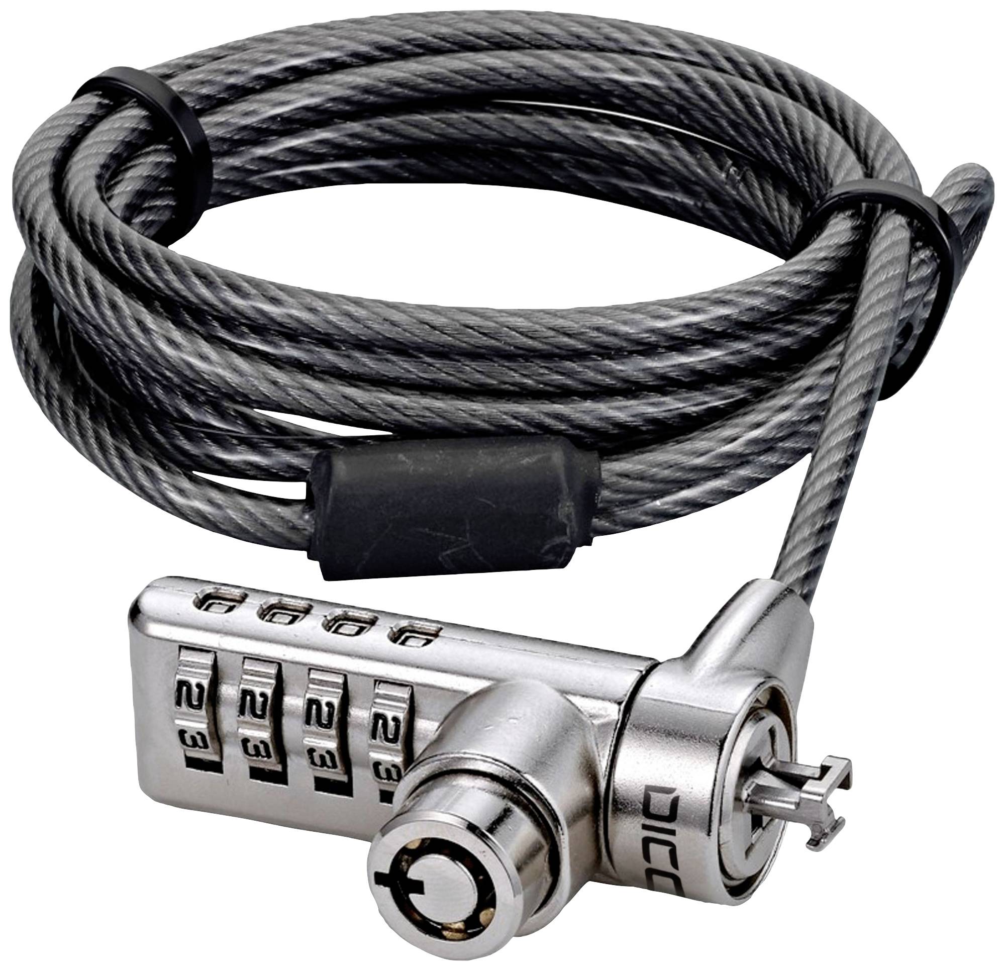 Thumbnail - Dicota Laptop Schloss Zahlenschloss 2 m T-Lock