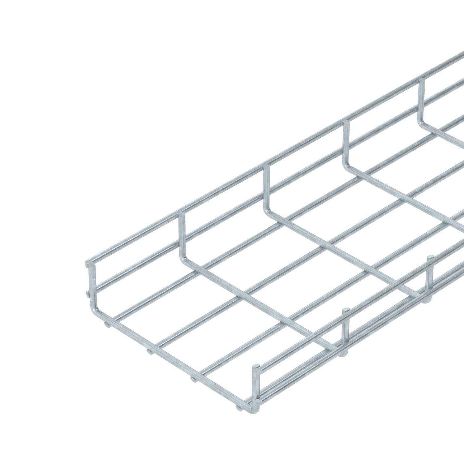 Metallgitterkorb in rechteckiger Form, geeignet zur Aufbewahrung oder Organisation.