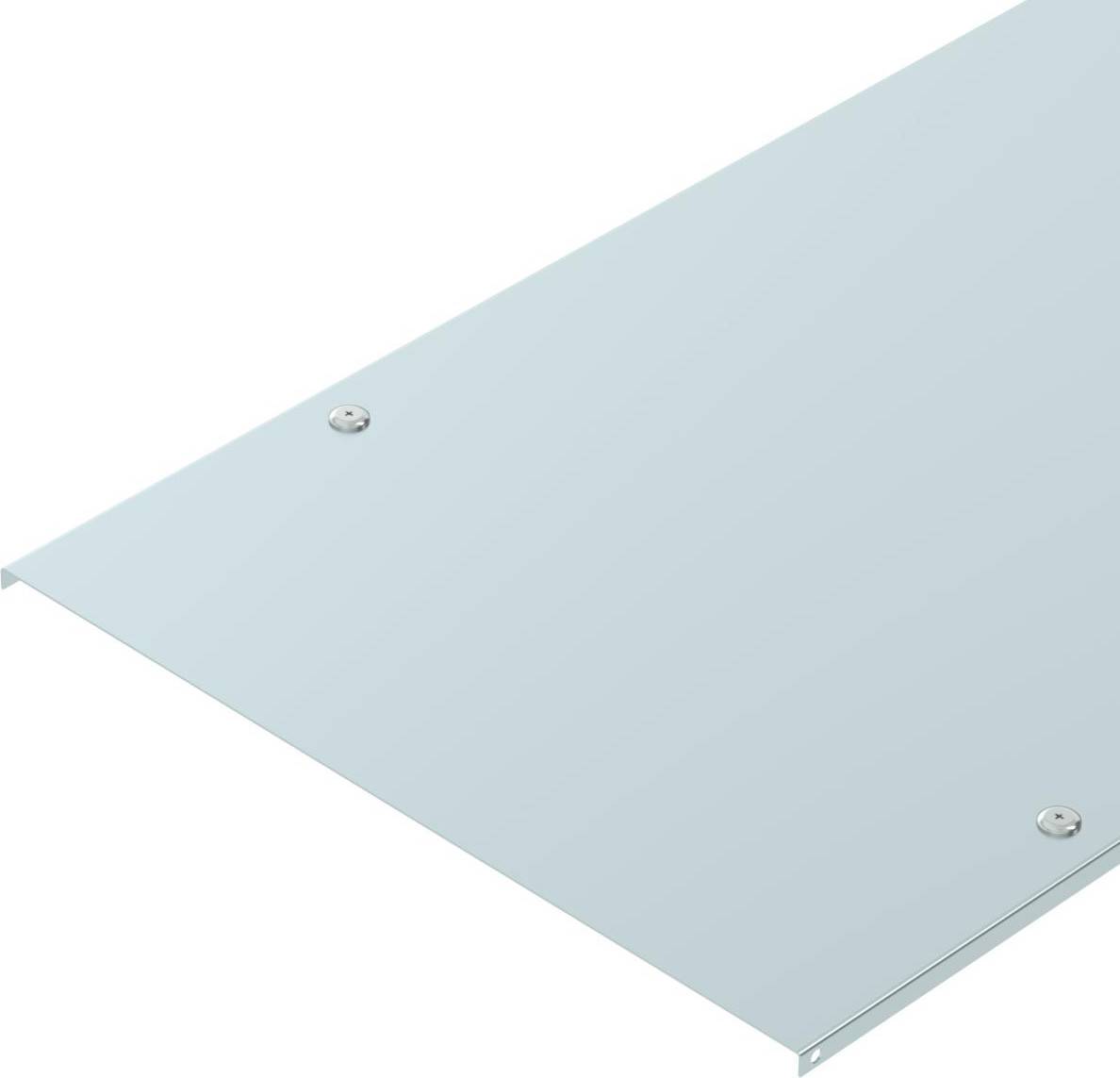 Glasplatte mit vier sichtbaren Befestigungspunkten in den Ecken, auf eine flache Oberfläche gelegt.