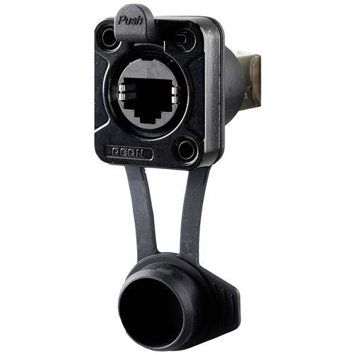 Rean AV RJ45 Feedthrough, IP65 Airtight, BULK RRE8F-Z-010-0 Buchse, Einbau Schwarz 100 St.