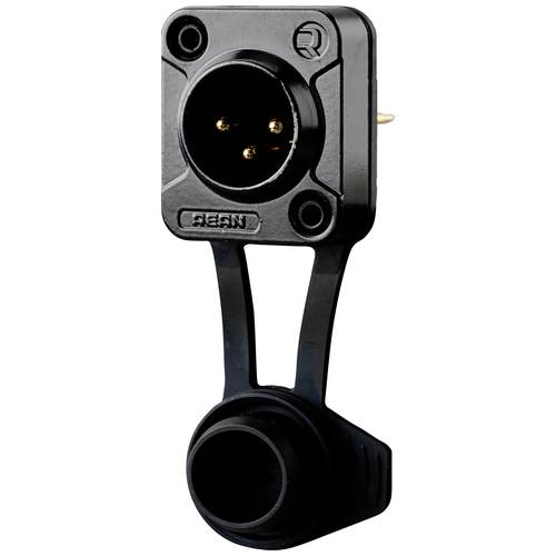 Thumbnail - Rean AV RRX3M-Z-012-1 XLR-Steckverbinder Stecker, Einbau Polzahl: 3 Schwarz 1 St.