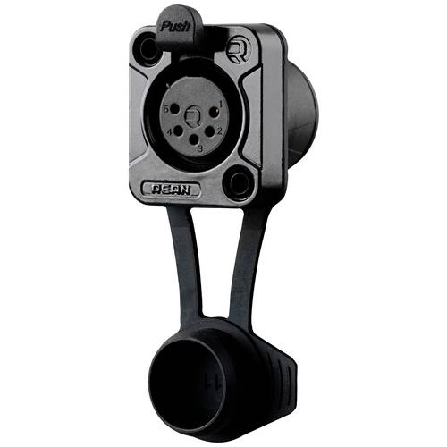 Rean AV RRX5F-Z-012-0 XLR-Steckverbinder Buchse, Einbau Polzahl: 5 Schwarz 100 St.