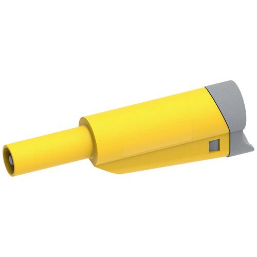 Electro PJP 1076-CD1-J Laborstecker Stecker, gerade Stift-Ø: 4 mm Gelb 1 St.