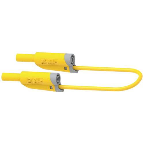 Electro PJP 2710-IEC-CD1-100J Messleitung Lamellenstecker 4 mm Lamellenstecker 4 mm 1.00 m Gelb 1 St.