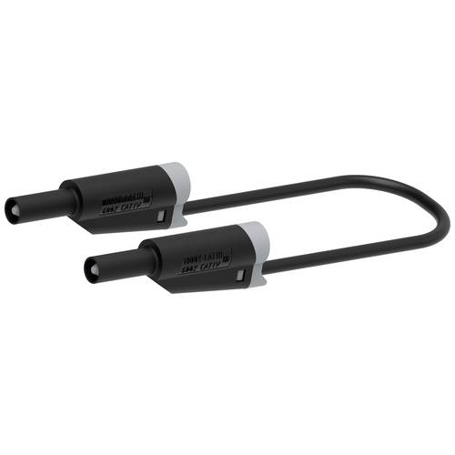 Electro PJP 2710-IEC-CD1-50N Messleitung Lamellenstecker 4 mm Lamellenstecker 4 mm 50 cm Schwarz 1 St.