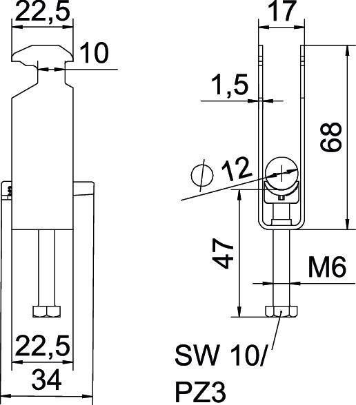 OBO Bettermann 1186204 Bügelschelle 1 St.