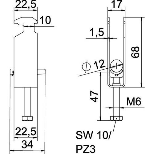 OBO Bettermann 1186204 Bügelschelle 1 St.