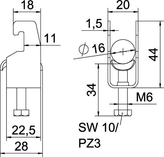 OBO Bettermann 1186509 Bügelschelle 1 St.