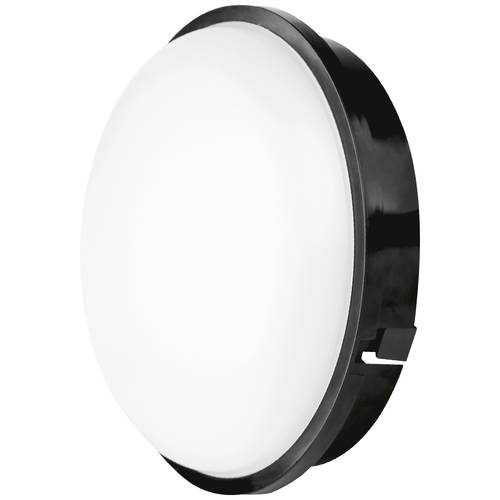 avide Triton-R ABBHL-R-20W-NW-BL-HL LED-Außenwandleuchte LED fest eingebaut EEK: F (A - G) 20 W LED Schwarz