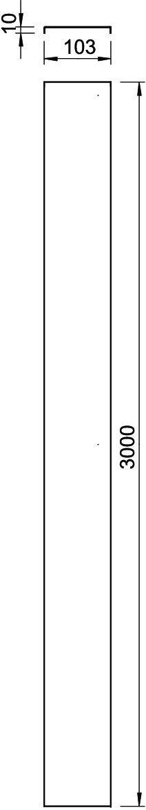 OBO Bettermann 6080235 Abdeckung (L x B) 3 m x 103.00 mm 3 m